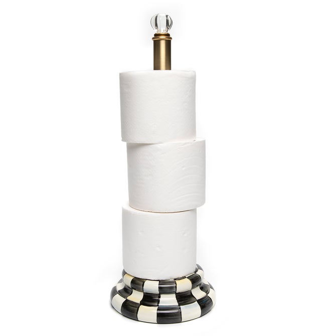 Courtly Check Toilet Tissue Storage