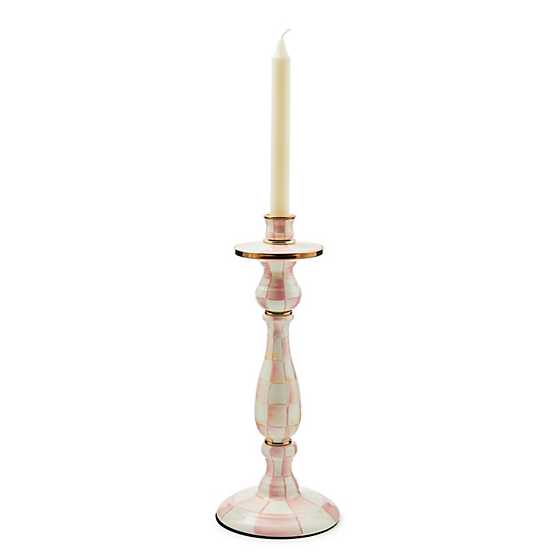 Rosy Check Large Pillar Candlestick - Thumbnail 5