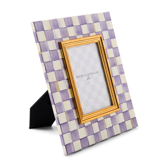 Violet Check 4" x 6" Frame