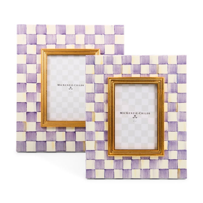 Violet Check 4" x 6" Frame