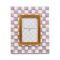 Violet Check 4" x 6" Frame