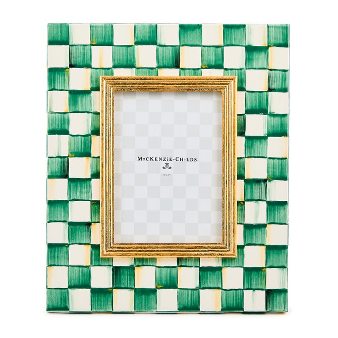 Emerald Check 5" x 7" Frame