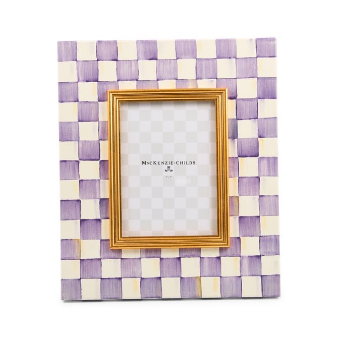 Violet Check 5" x 7" Frame