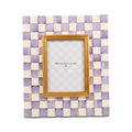 Violet Check 5" x 7" Frame