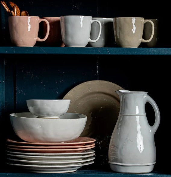 Puro Ceramic Pitcher - Whitewash