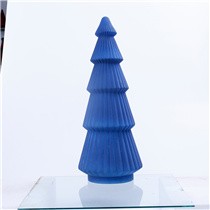 Blue Glass Christmas Tree