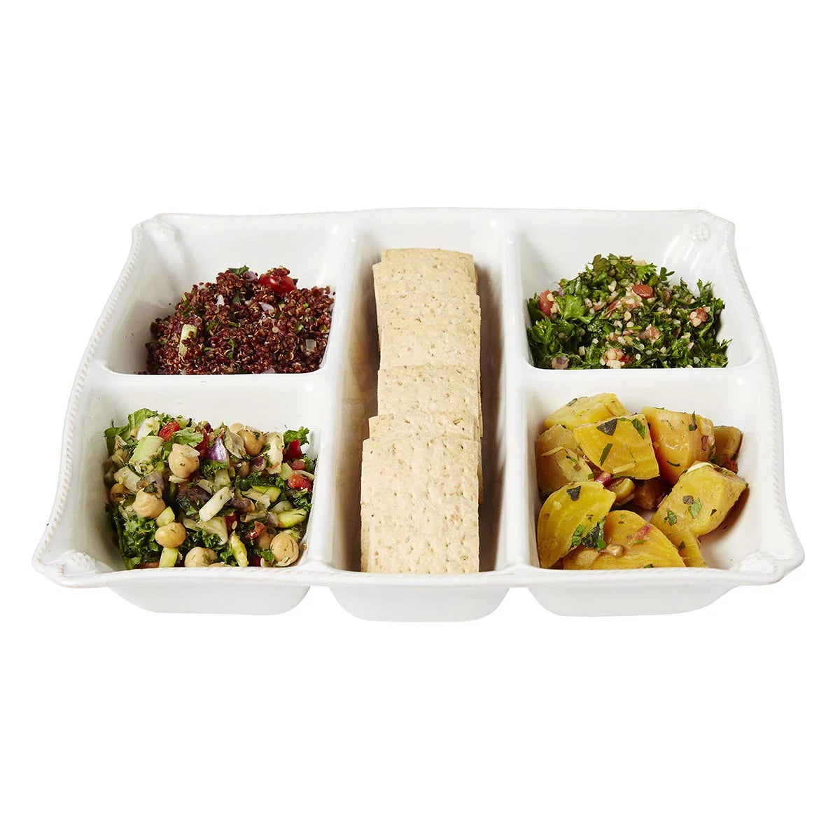 Berry & Thread  Appetizer Platter - Whitewash