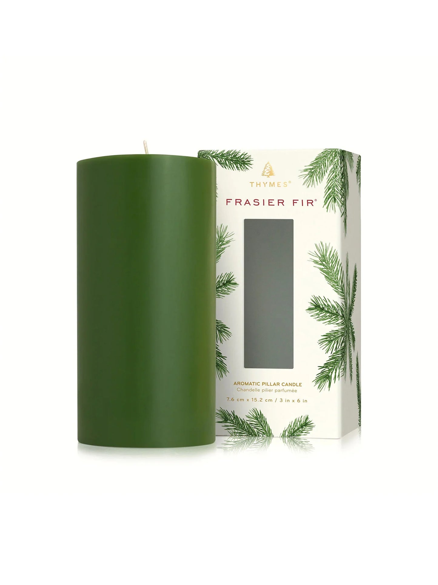 Frasier Fir Pillar Candle, Large