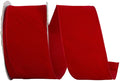Red Velvet Wired Ribbon 4"