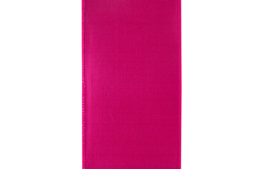 Fuchsia Velvet Wired Ribbon