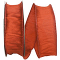 Rust Dupioni Ribbon 1.5in