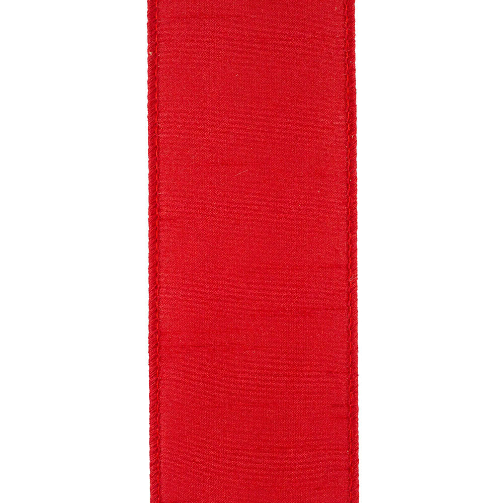 Red Wired Ribbon 2.5"