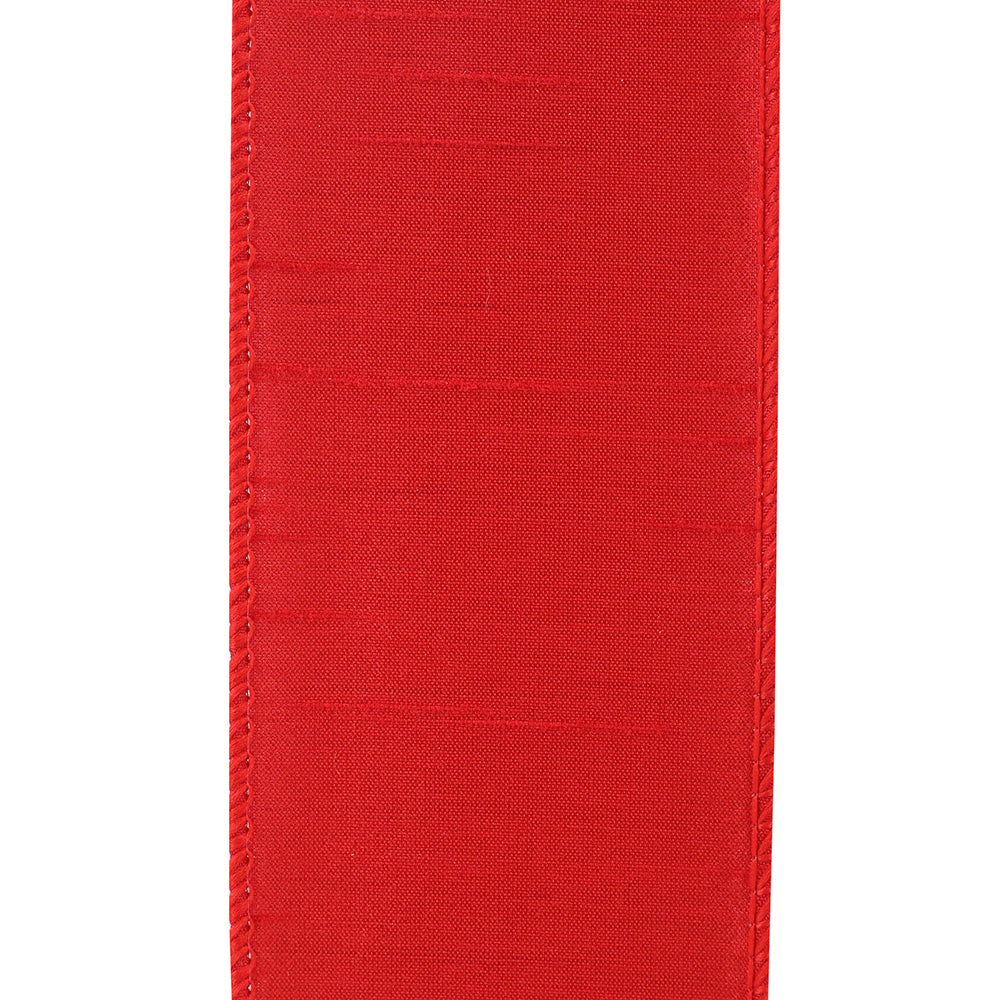 Red Wired Ribbon 2.5"