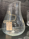 Recycled Glass Slant Top Terrarium - Clear