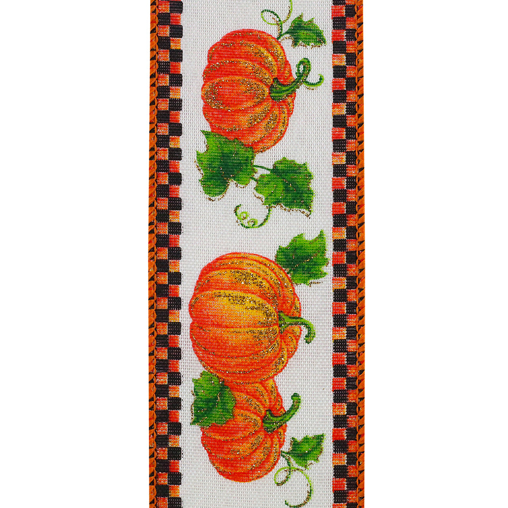 Pumpkin Patch Ribbon 2.5in