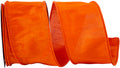 Tangerine Dupioni Flame Ribbon 2.5in