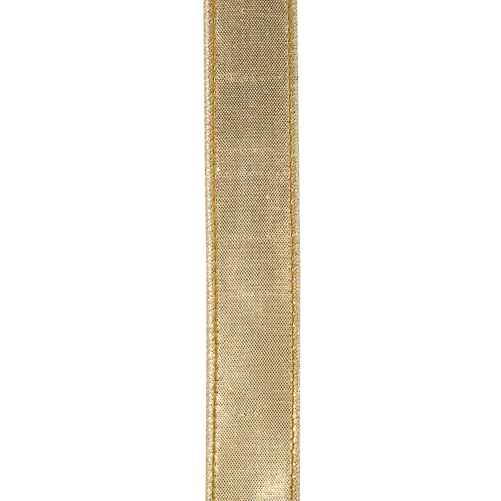 Red/Gold Velvet Deluxe Wired Ribbon 1in