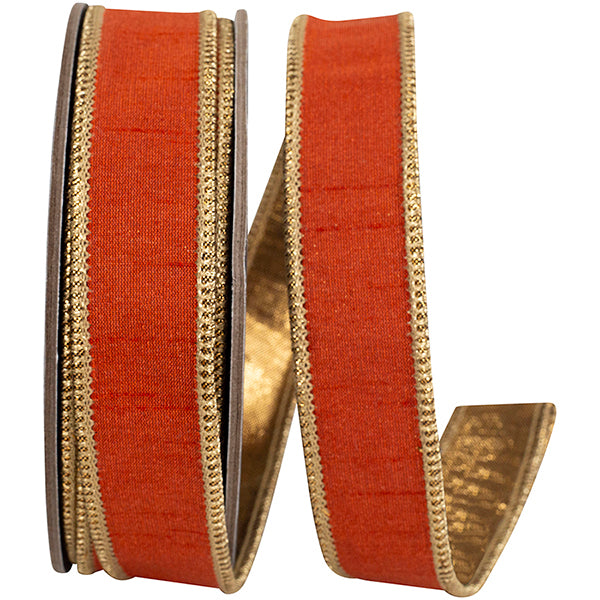Shimmer Copper Metalic Ribbon 1"