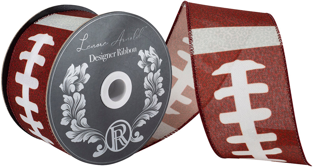 Football Laces Ribbon 2.5"