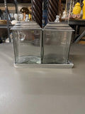 Rectangle Glass Canister Set