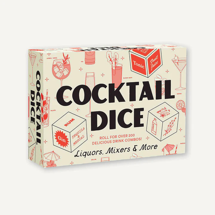 Cocktail Dice Liquors, Mixers, and More
