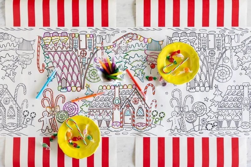 Gingerbread Coloring Runner