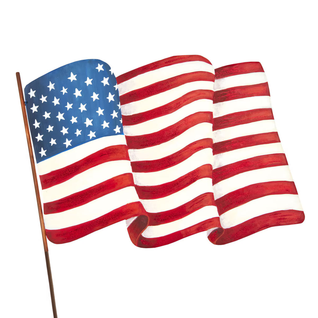 Waving American Flag