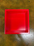 Red Cocktail Napkin Tray