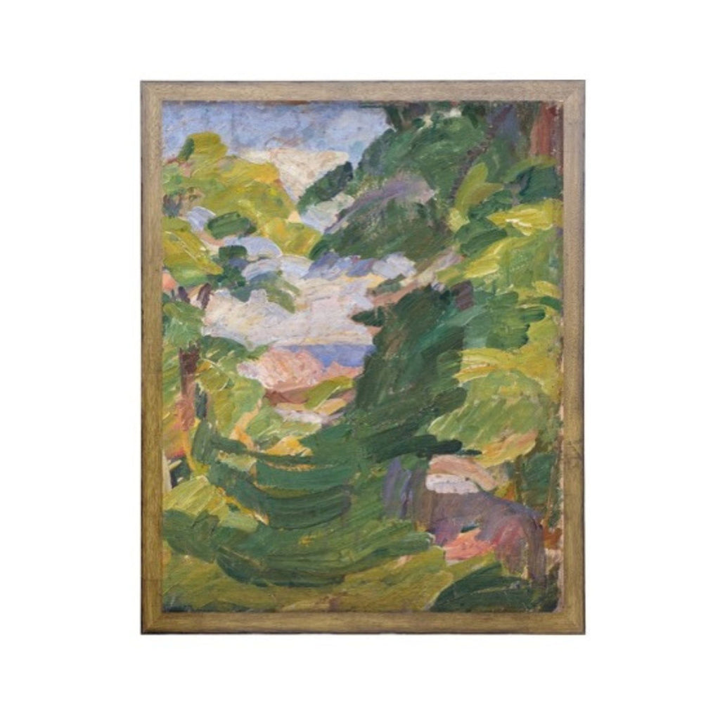Oil Paintings in Greens