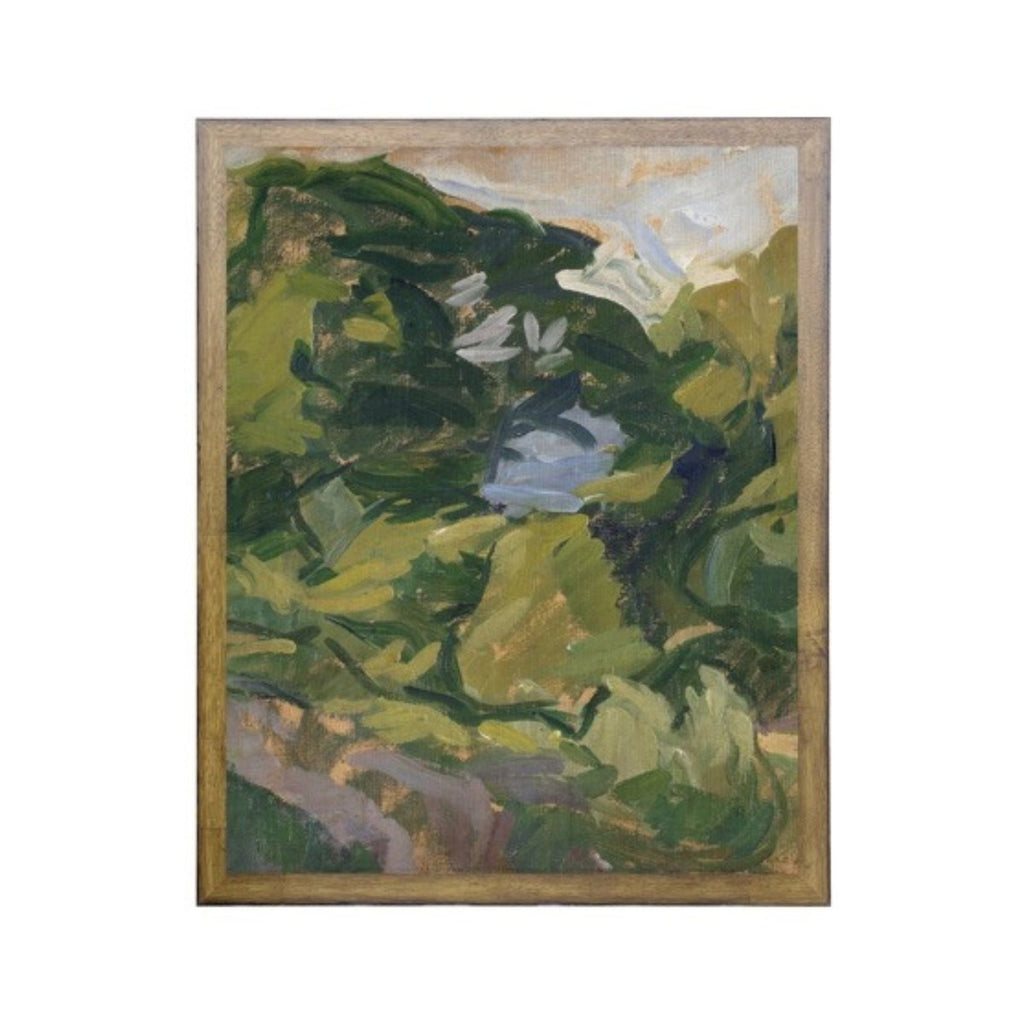 Oil Paintings in Greens