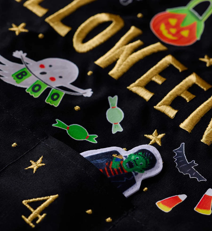 Halloween Parade Embroidered Hanging Countdown Calendar