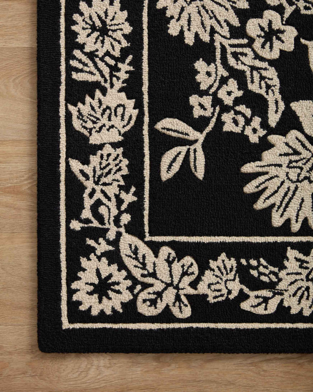 Aviary Black Rug 8.6x12