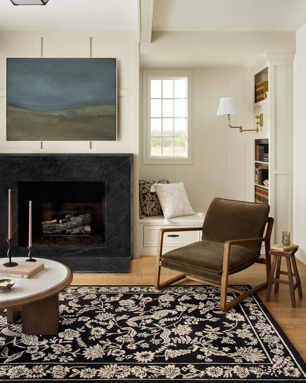 Aviary Black Rug 8.6x12