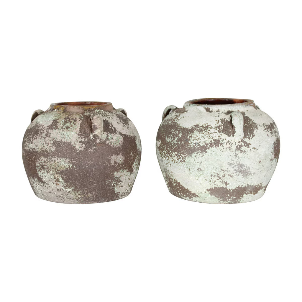 Audra Decorative Stoneware Vase with Handles