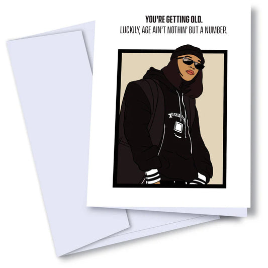 Aaliyah Nothing But A Number Card