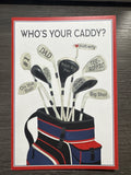 Caddy Father's Day Card