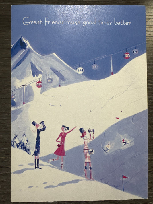 Great Friends Winter Card
