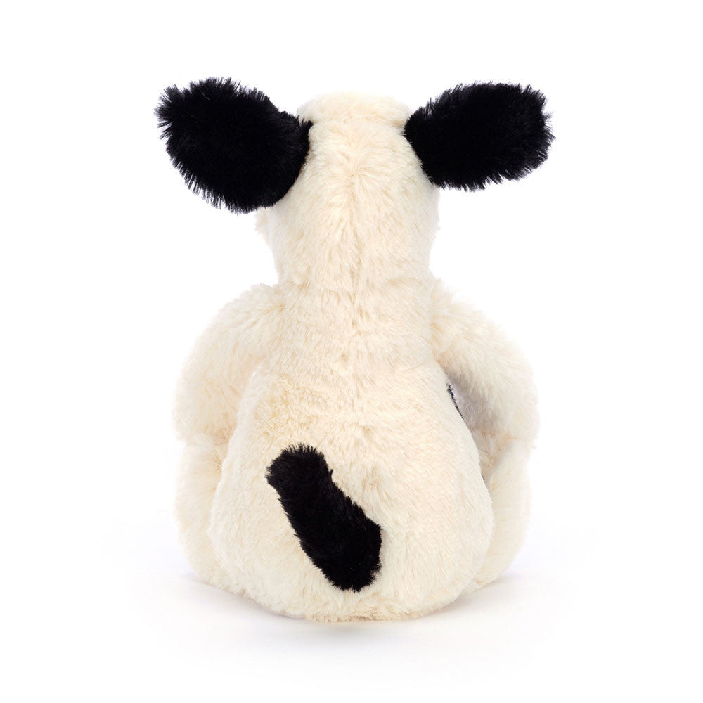 Bashful Black & Cream Puppy, Medium