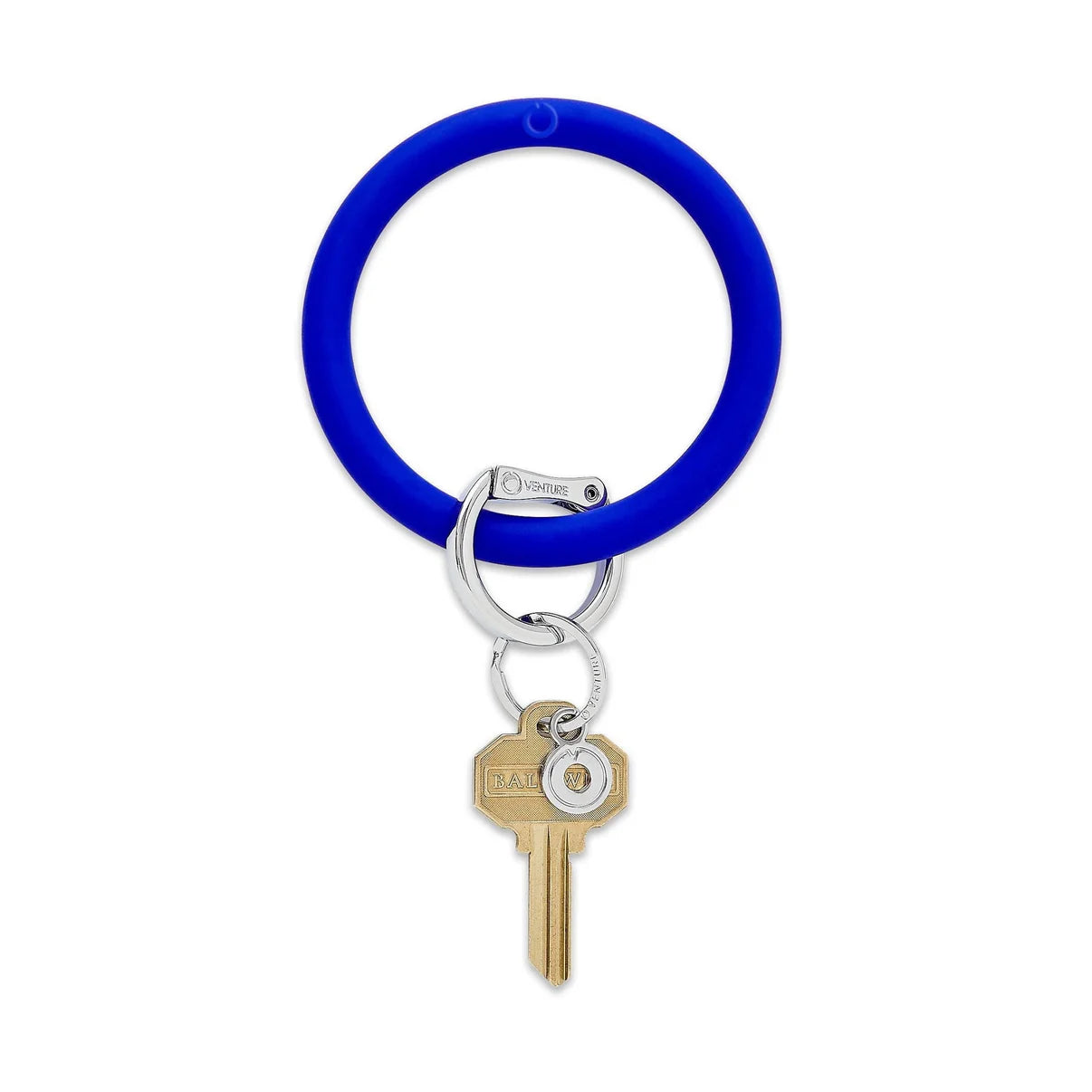 Silicone Big O Key Ring Blue Me Away