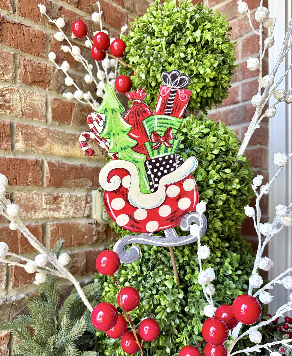 Whimsy Santa Sleigh
