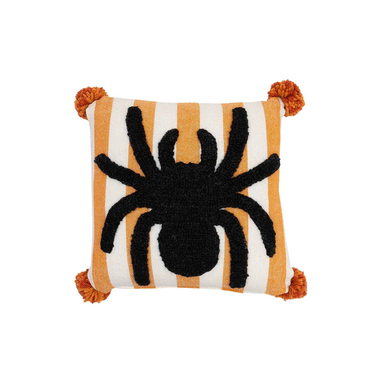 Spider Hooked Woven Pillow