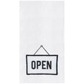Double Sided Open/Closed Flour Sack Kitchen Towel