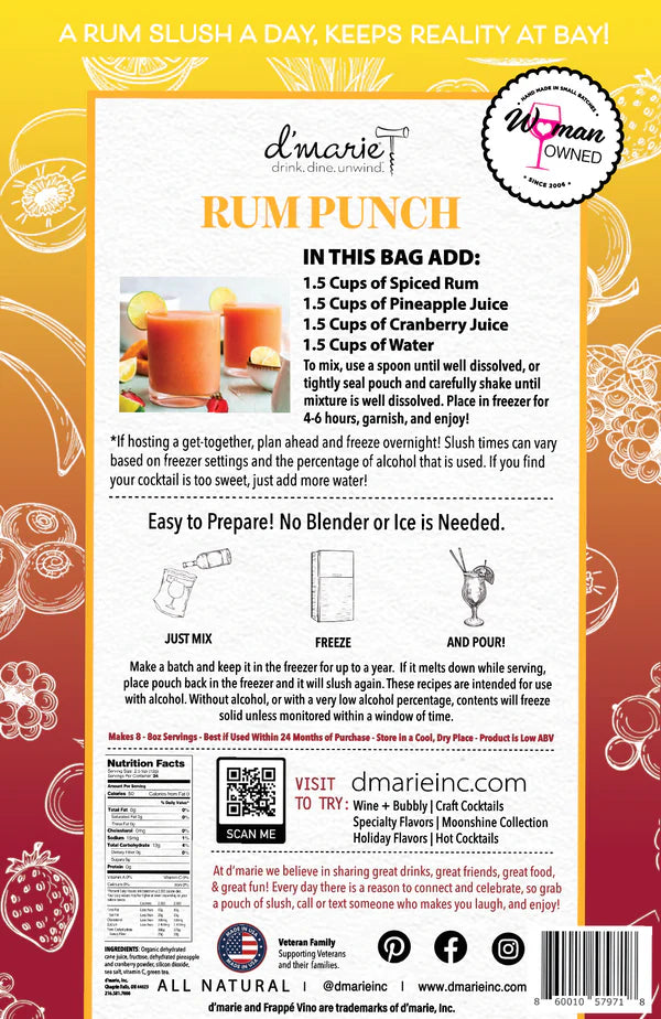 Rum Punch Cocktail Slush Mix