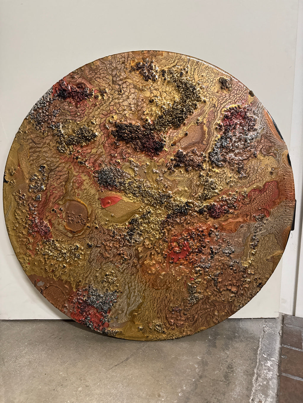 Round Textured Art