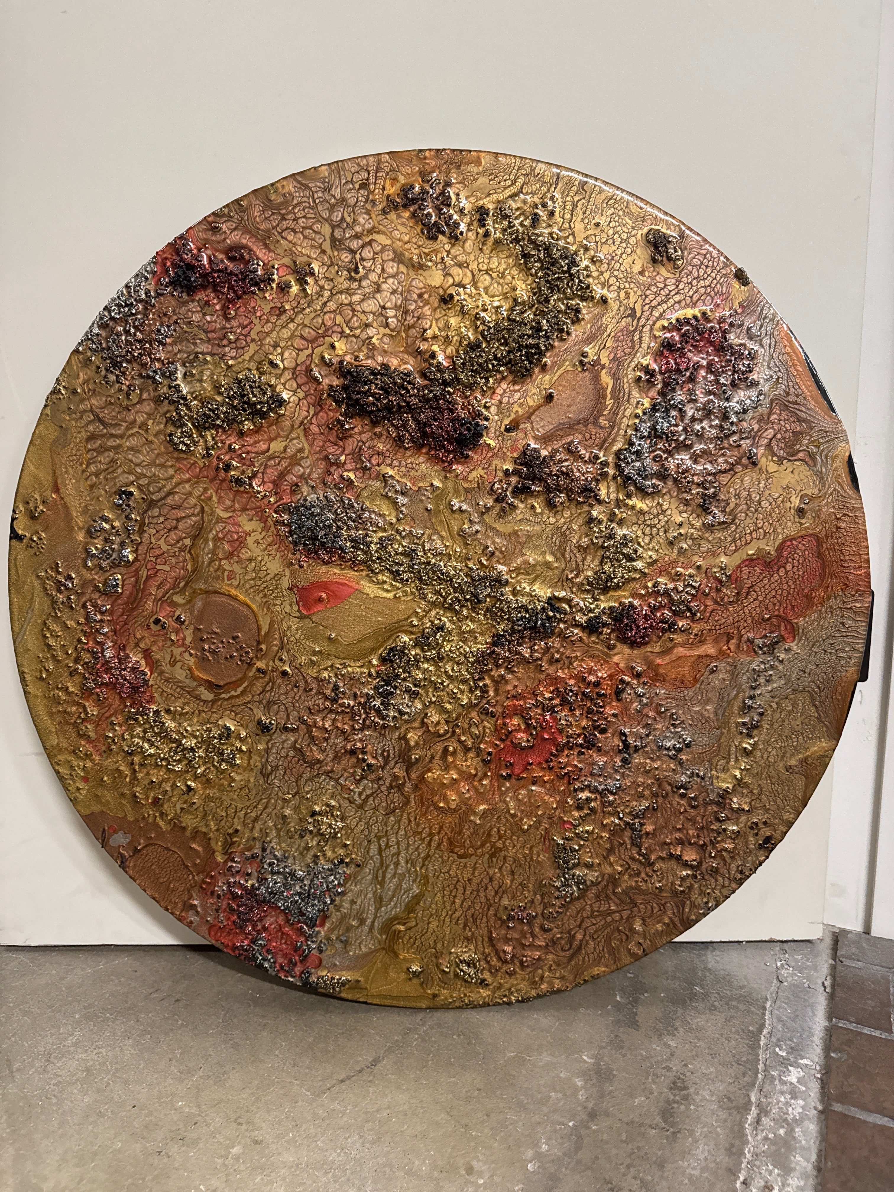 Round Textured Art