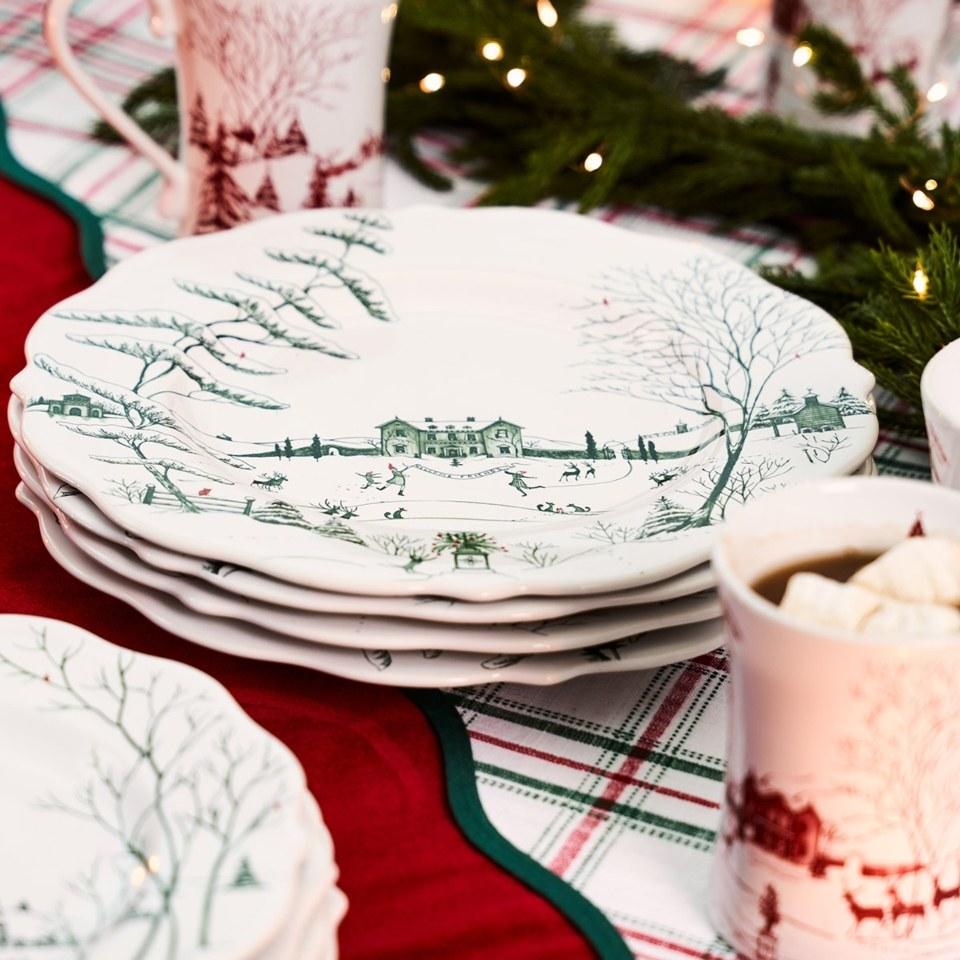 Country Estate Winter Frolic Dinner Plate
