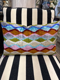 Ikat Colorful Pillow 15x22