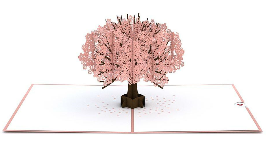 Cherry Blossom Tree Pop-Up Card
