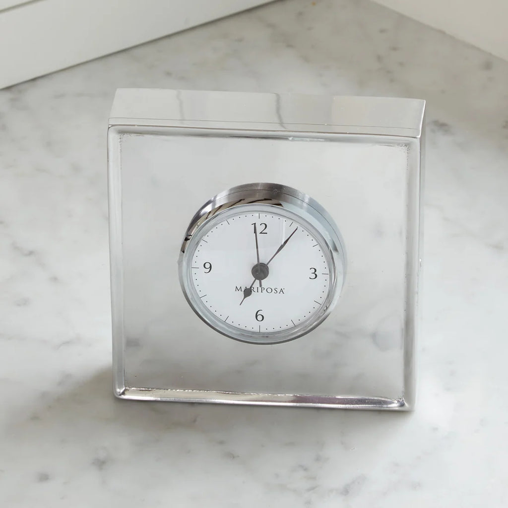 Signature Engravable Square Clock