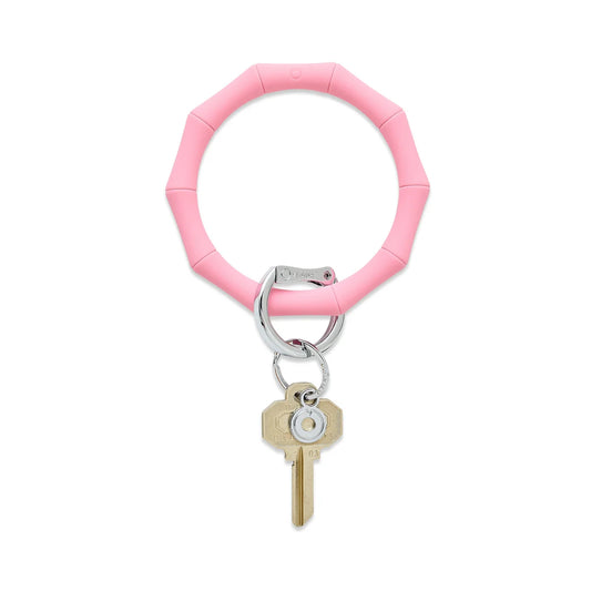 Silicone Big O Key Ring Cotton Candy Bamboo